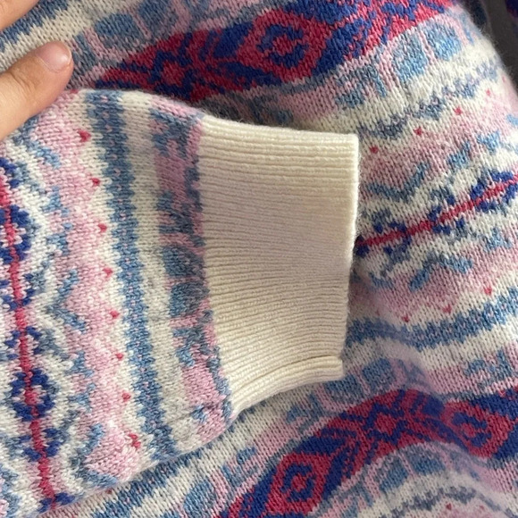 Vineyard Vines | Fair Isle Sweater Alpaca Merino Wool Size Large - Picture 5 of 8